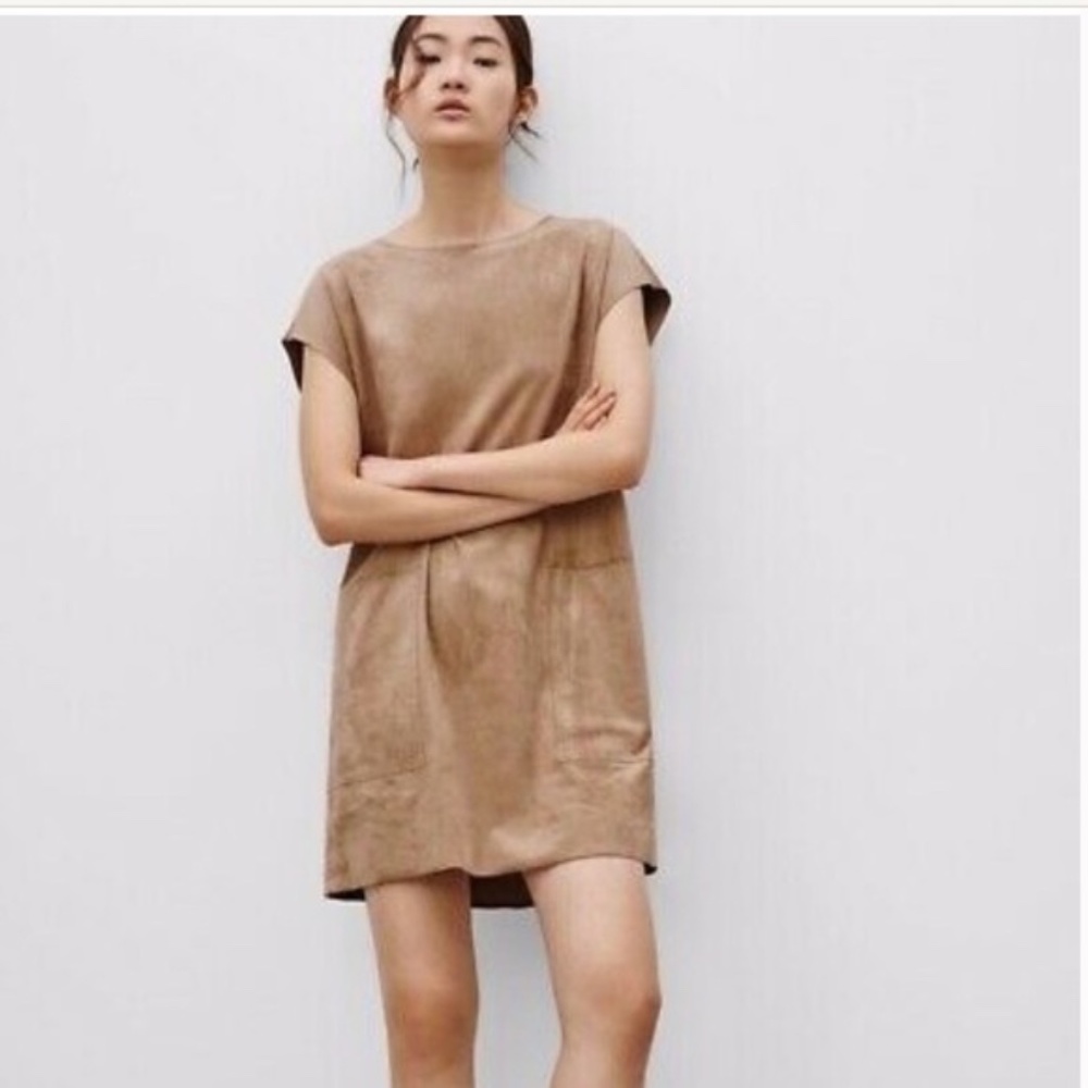 Aritzia | Wilfred | Faux Suede Nori Shift Dress
